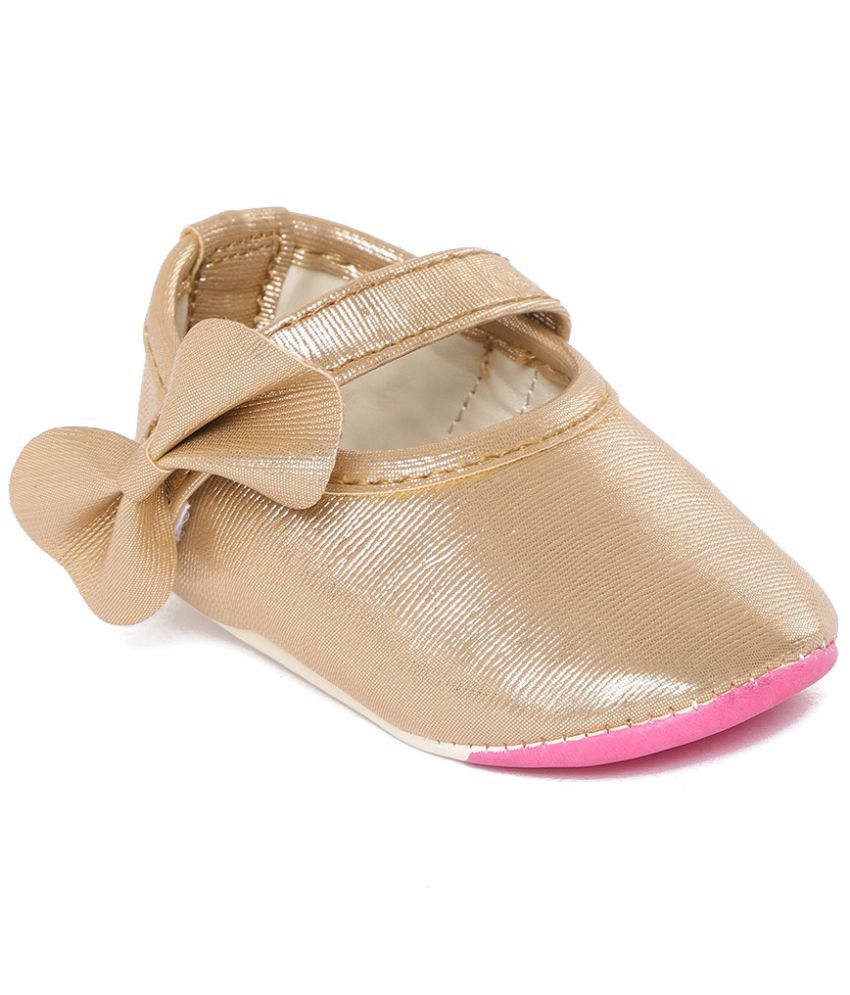 toothless Rose Gold Booties For Baby Girl 69 Months ( Pack of 1