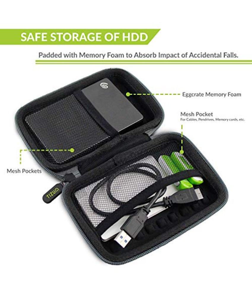 TIZUM External Hard disk External hard disk case ‎Scratch Resistant