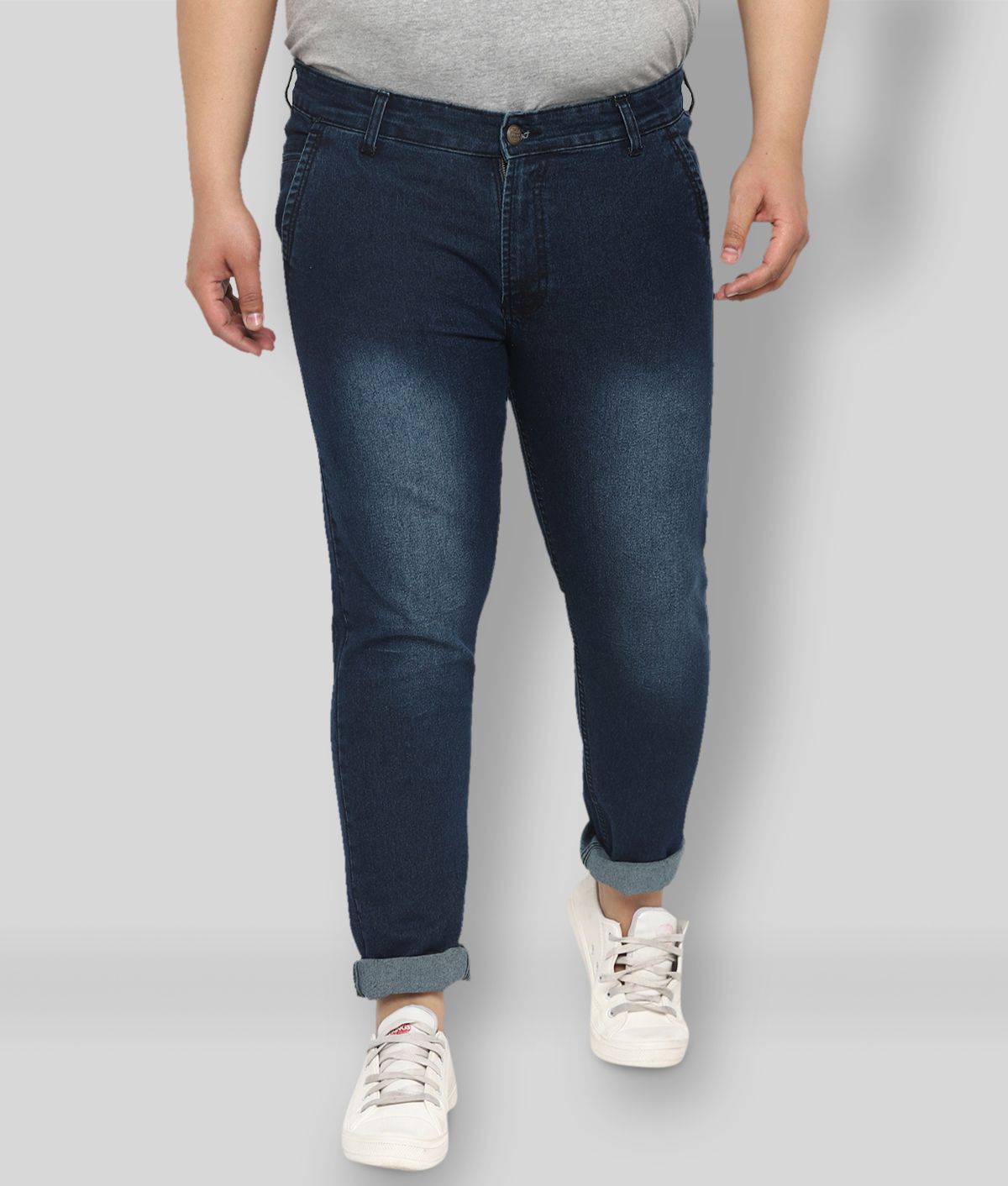     			Urbano Plus - Blue Cotton Blend Regular Fit Men's Jeans ( Pack of 1 )