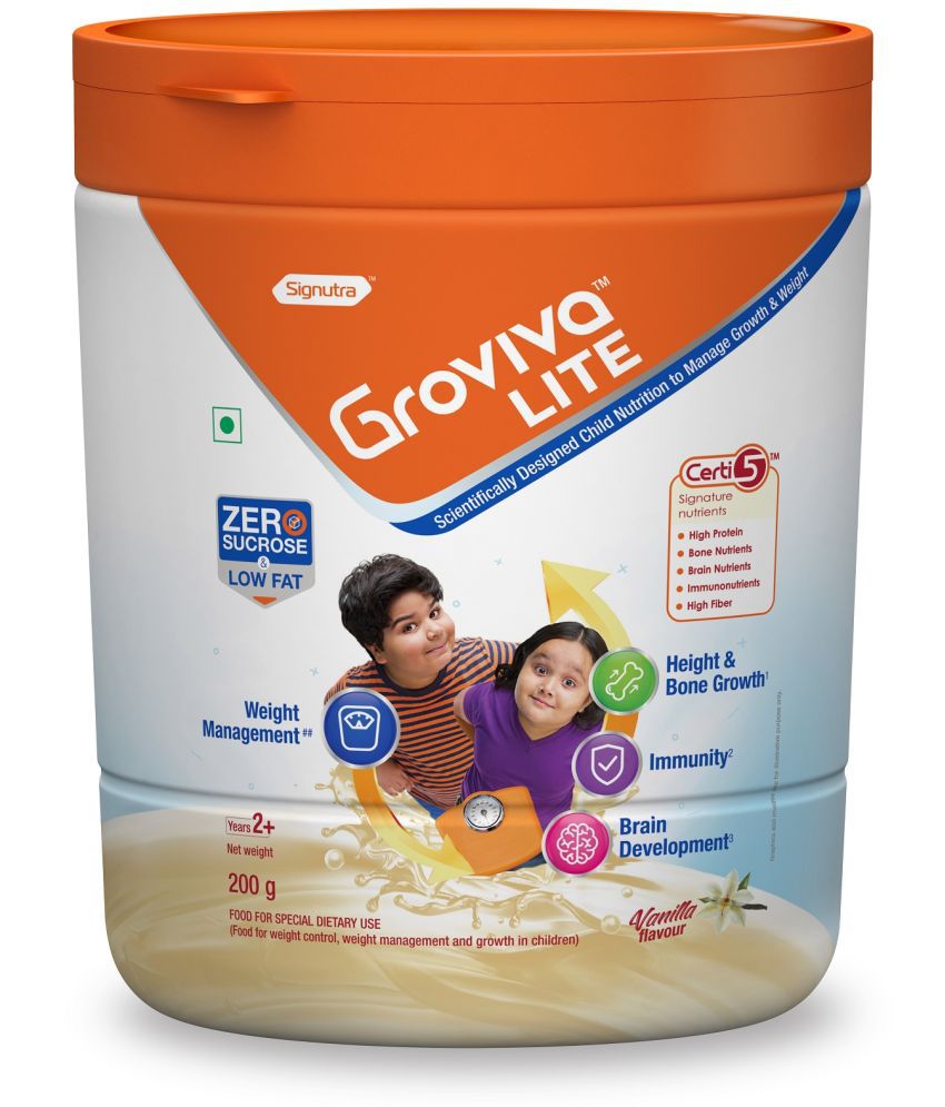     			Groviva Growth & Development Vanilla Lite Nutrition Drink 200 g