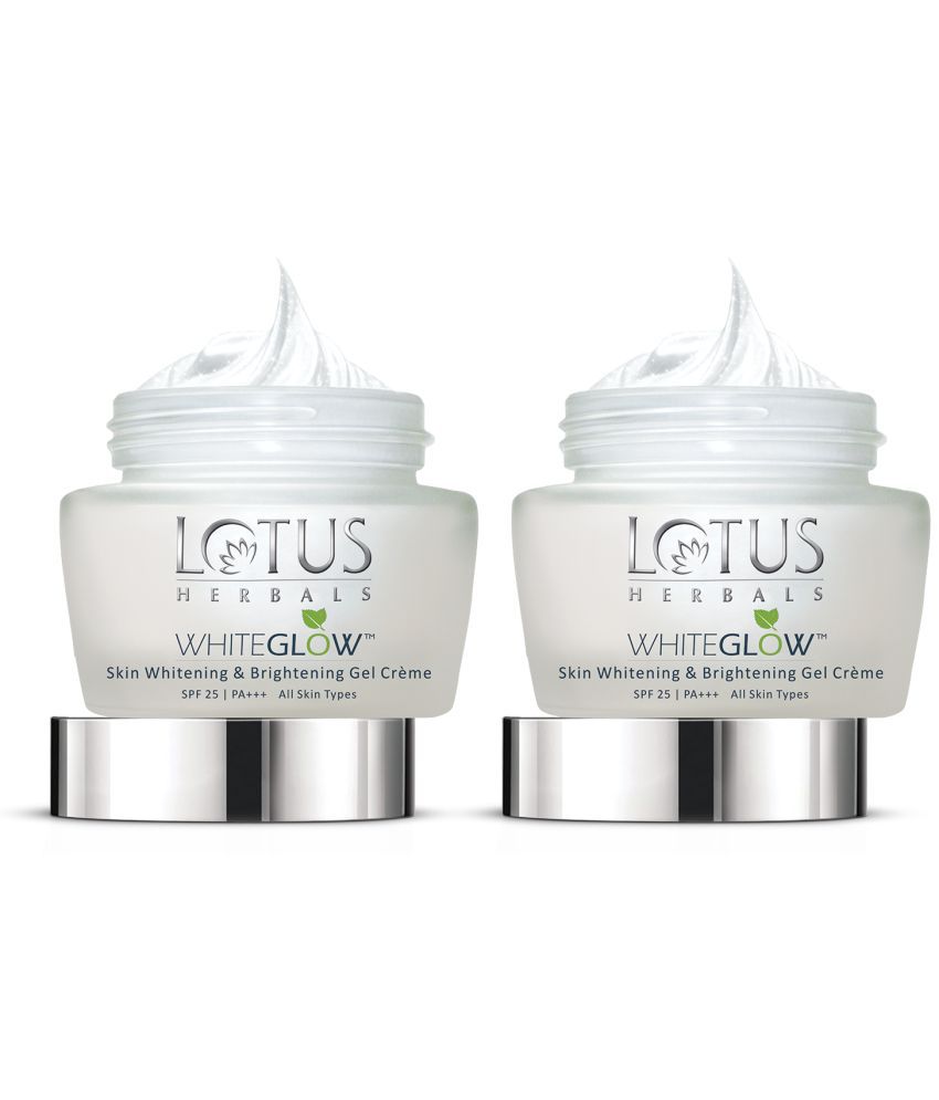     			Lotus Herbals Whiteglow Skin Whitening & Brightening Gel Cream, SPF 25, Pa +++, 40g (Pack of 2)