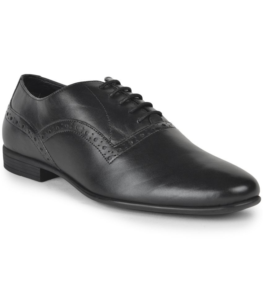 Black Men's Brogue Formal Shoes Online 