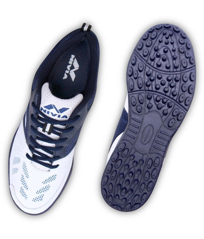 Nivia CARIBEA White Cricket Shoes Buy Nivia CARIBEA White Cricket
