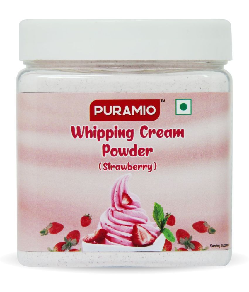 PURAMIO Whipping Cream (Strawberry) Whipped Cream For Cake, 250 g Buy