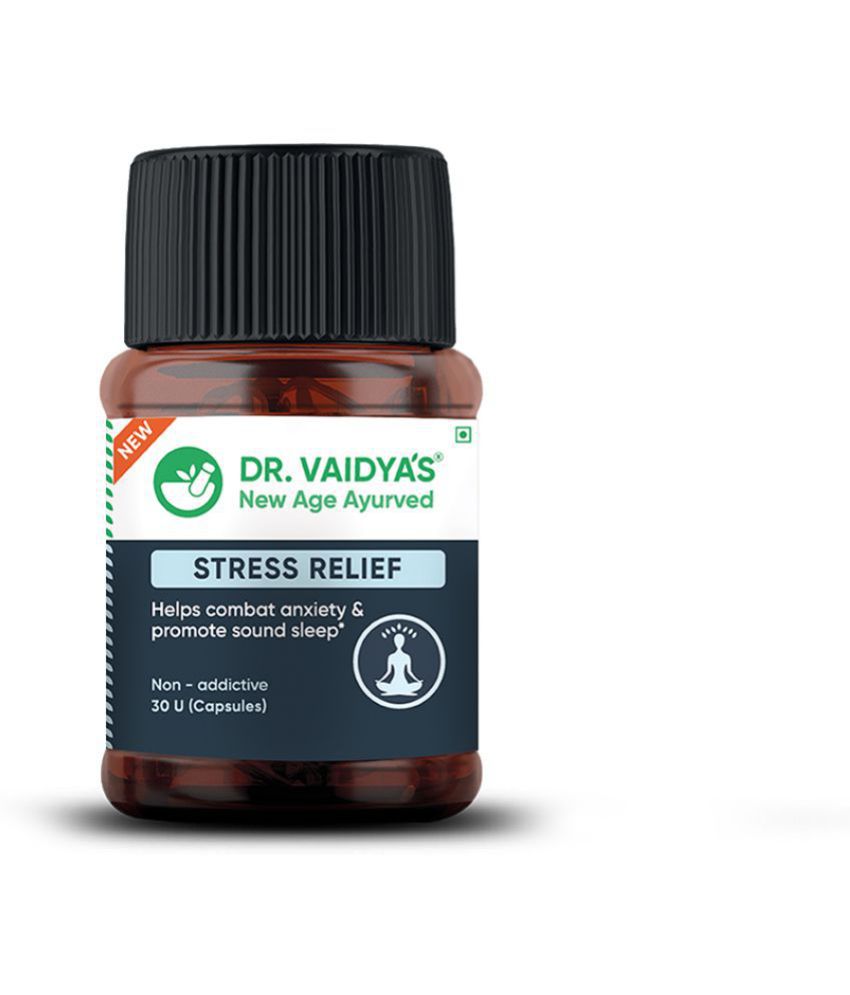     			Dr Vaidya's Stress Relief capsules Ayurvedic Stress Remedy That Helps Improves Sleep Pack of 1