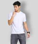 Paul Street - White Cotton Blend Slim Fit  Men's T-Shirt ( Pack of 1 )