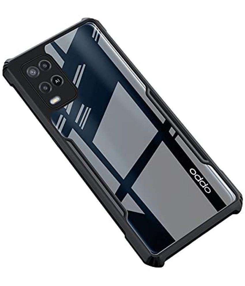     			Doyen Creations - Black Shock Proof Case Compatible For Oppo A54 ( Pack of 1 )