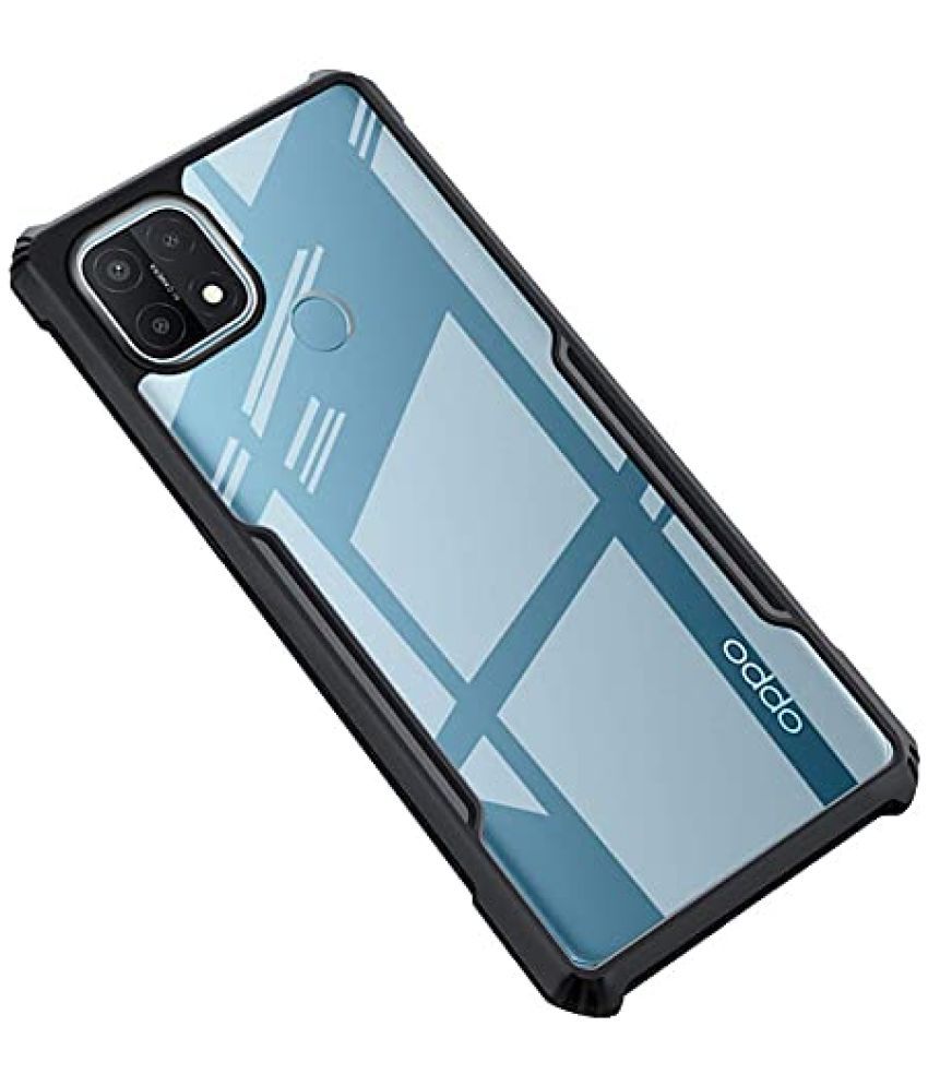     			Doyen Creations - Black Shock Proof Case Compatible For Oppo A15s ( Pack of 1 )