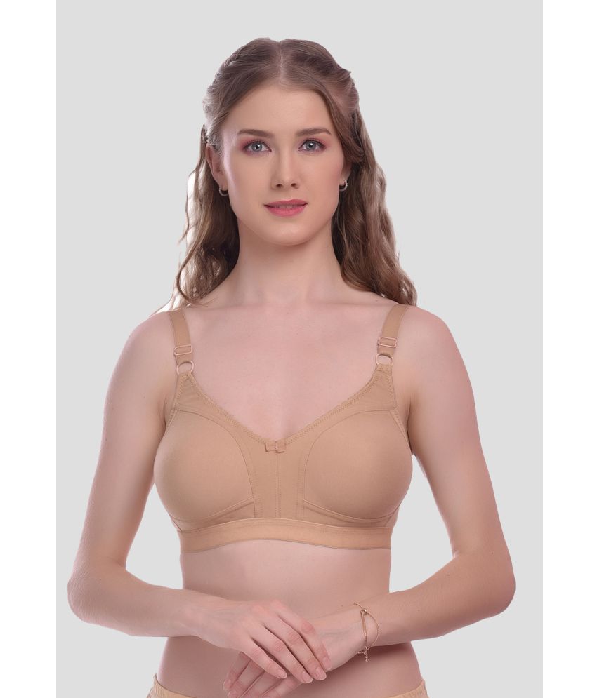     			Elina Cotton Non Padded Women's T-Shirt Bra ( Beige )