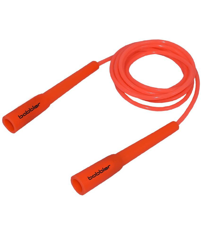 Babbler - Orange Skipping Rope ( Pack of 1 )
