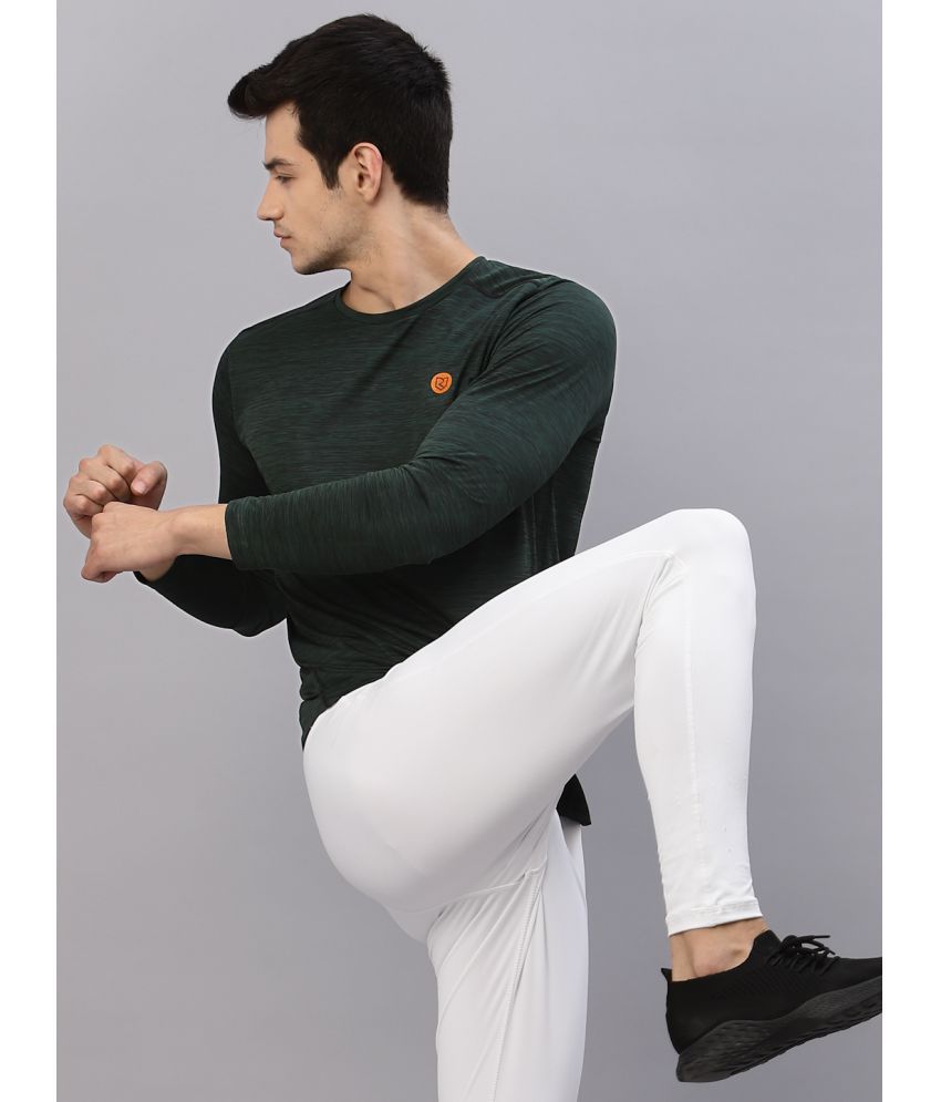     			Rigo - Dark Green Polyester Slim Fit Men's Sports T-Shirt ( Pack of 1 )