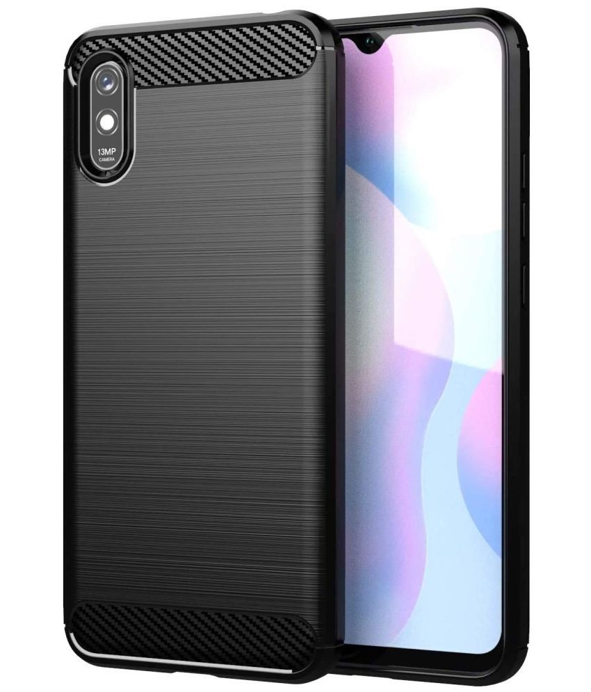     			Spectacular Ace - Black Plain Cases Compatible For Redmi 9A sport ( Pack of 1 )