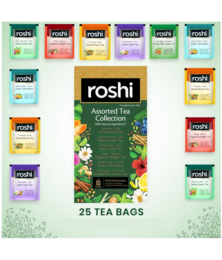     			Roshi - 74.5 gm Moroccon Mint Green Tea ( Bags )