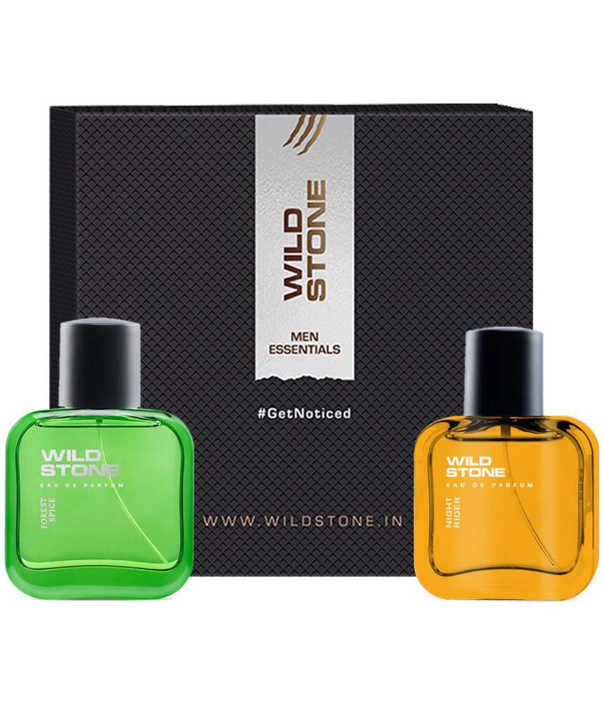     			Wild Stone Gift Hamper with Forest Spice & Night Rider Perfume for Men, Combo (30ml each) Eau de Parfum - 60 ml (For Men)