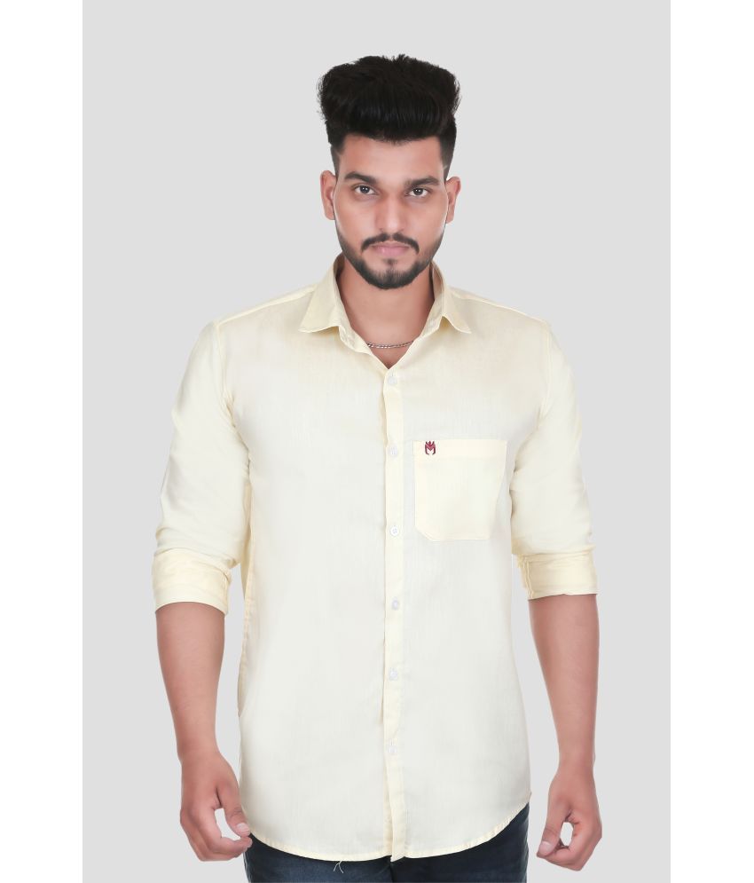 M MASTINO - Cream Cotton Regular Fit Men's Casual Shirt ( Pack of 1 ) - Buy  M MASTINO - Cream Cotton Regular Fit Men's Casual Shirt ( Pack of 1 )  Online at Best Prices in India on Snapdeal