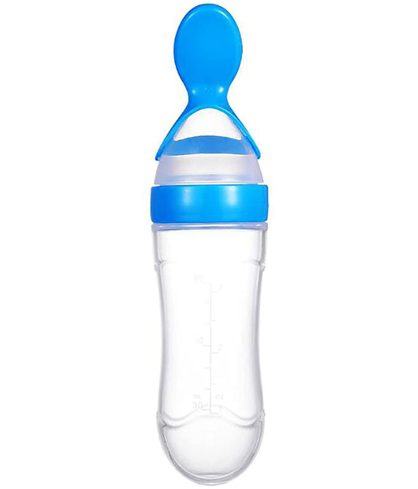 SAFE-O-KID - 90 Blue Feeding Bottle ( Pack of 1 )