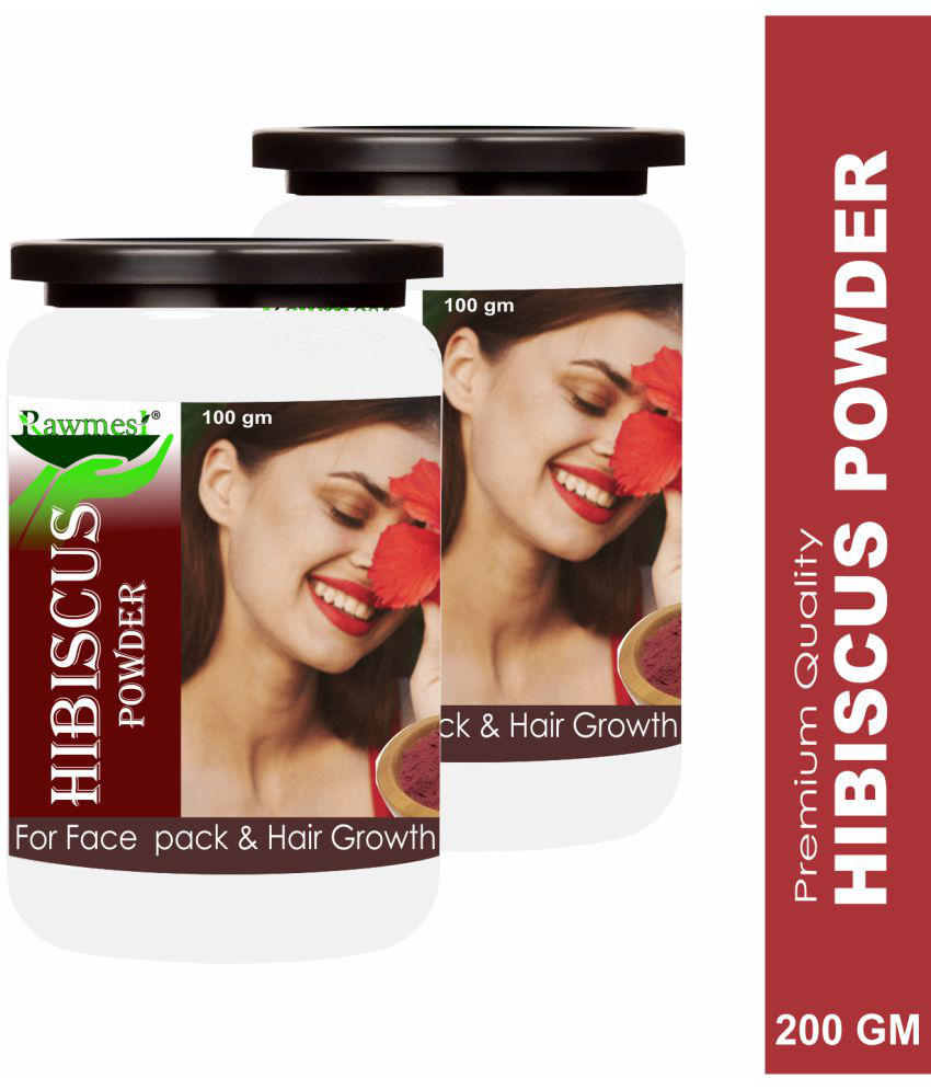     			rawmest Hibiscus For Face Pack & Hair Growth Powder 200 gm Pack Of 2