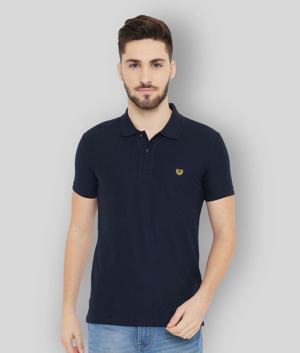     			Duke - Navy Blue Cotton Slim Fit Men's Polo T Shirt ( Pack of 1 )