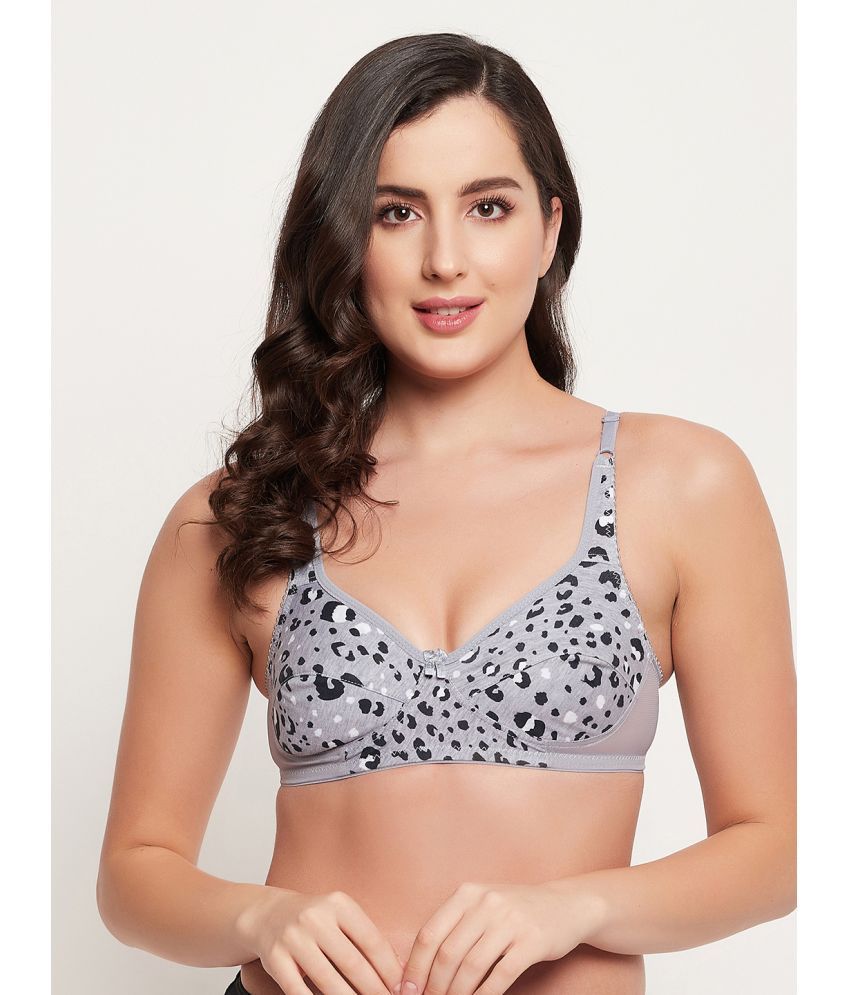     			Clovia Cotton Non Padded Women's Everyday Bra ( Grey Melange )