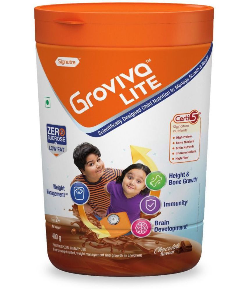     			Groviva Growth & Development Chocolate Lite Nutrition Drink 400 g