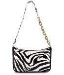 Lychee Bags Shoulder Bag PU Set of 1 ( Black )