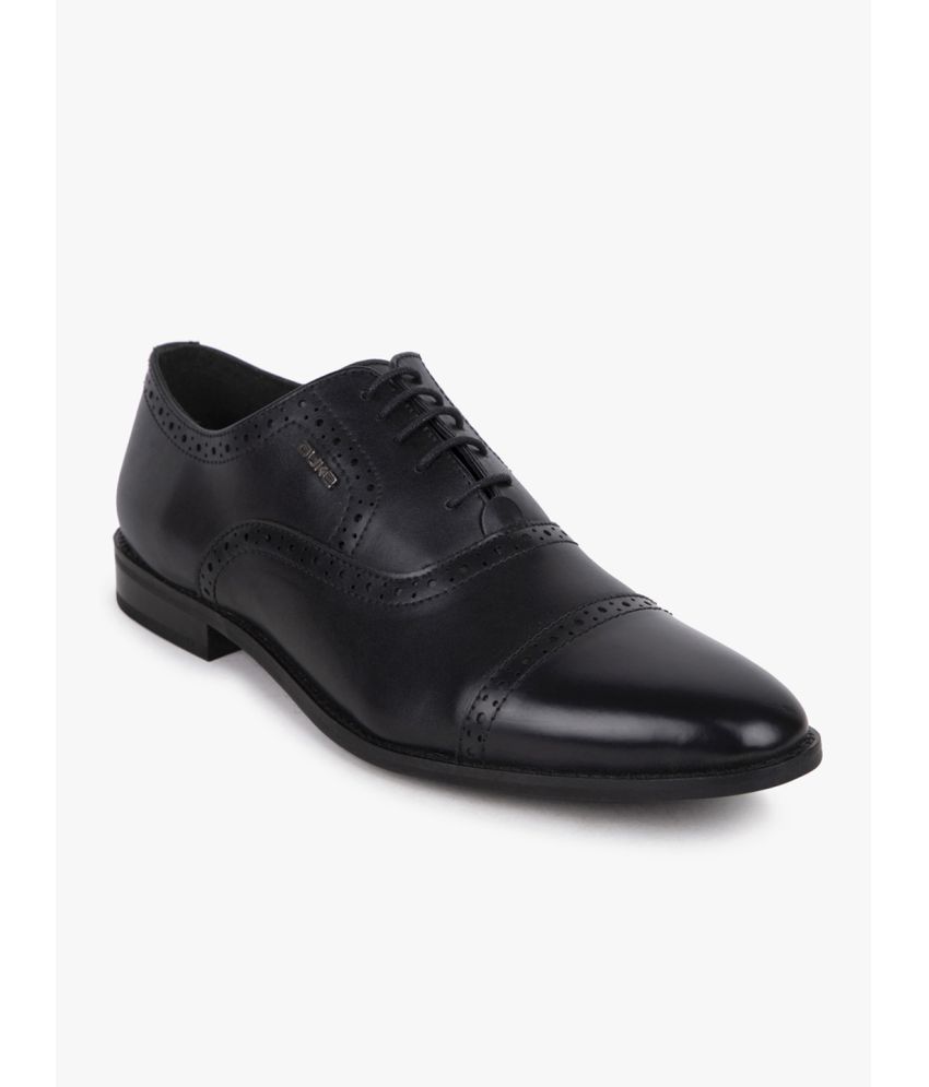     			Duke - Black Men's Brogue Formal Shoes