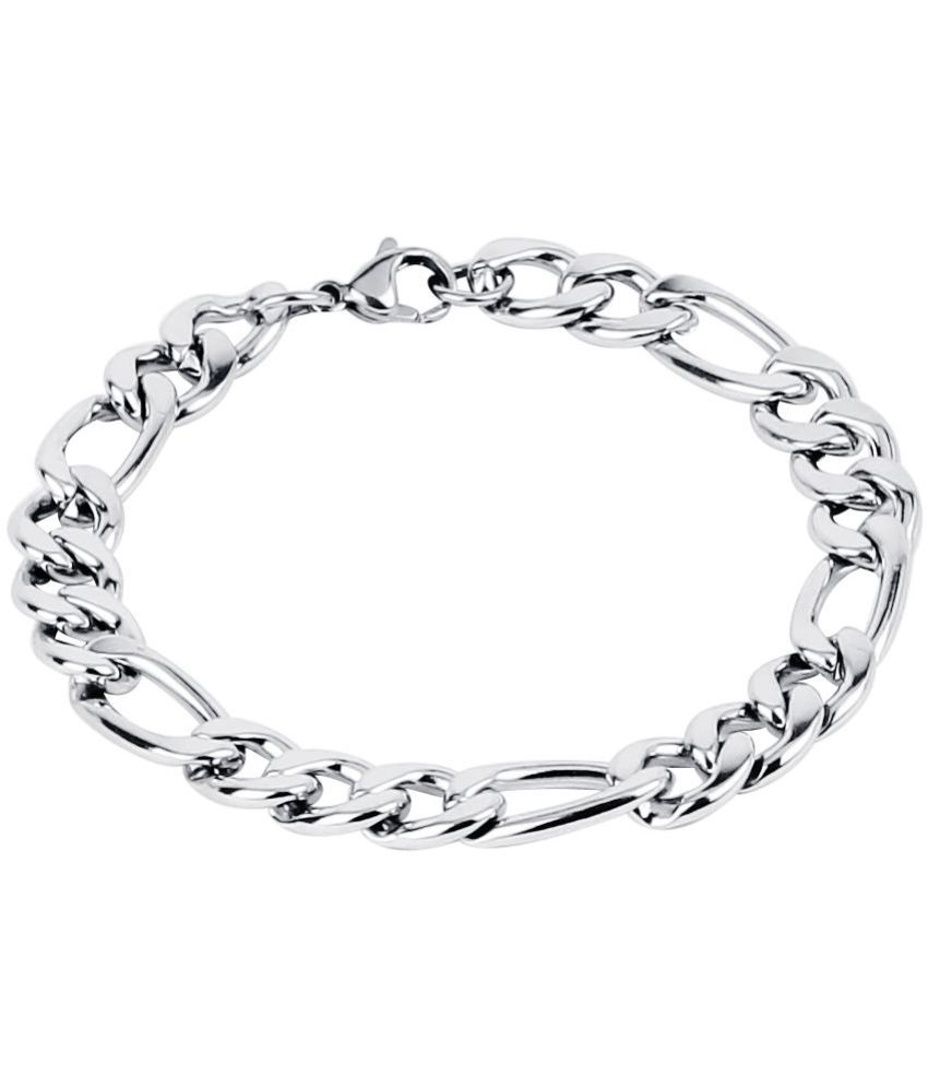FASHION FRILL - Silver Bracelet ( Pack of 1 )