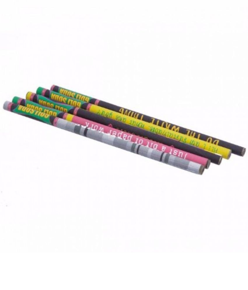     			GOLI SODA Upcycled Multicolor Newspaper Pencils (Pack of 10)