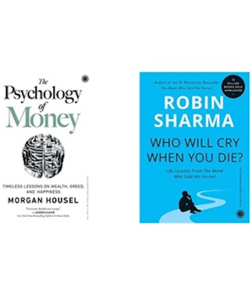     			The Psychology of Money + Who Will Cry When You Die? (Set of 2 Books)
