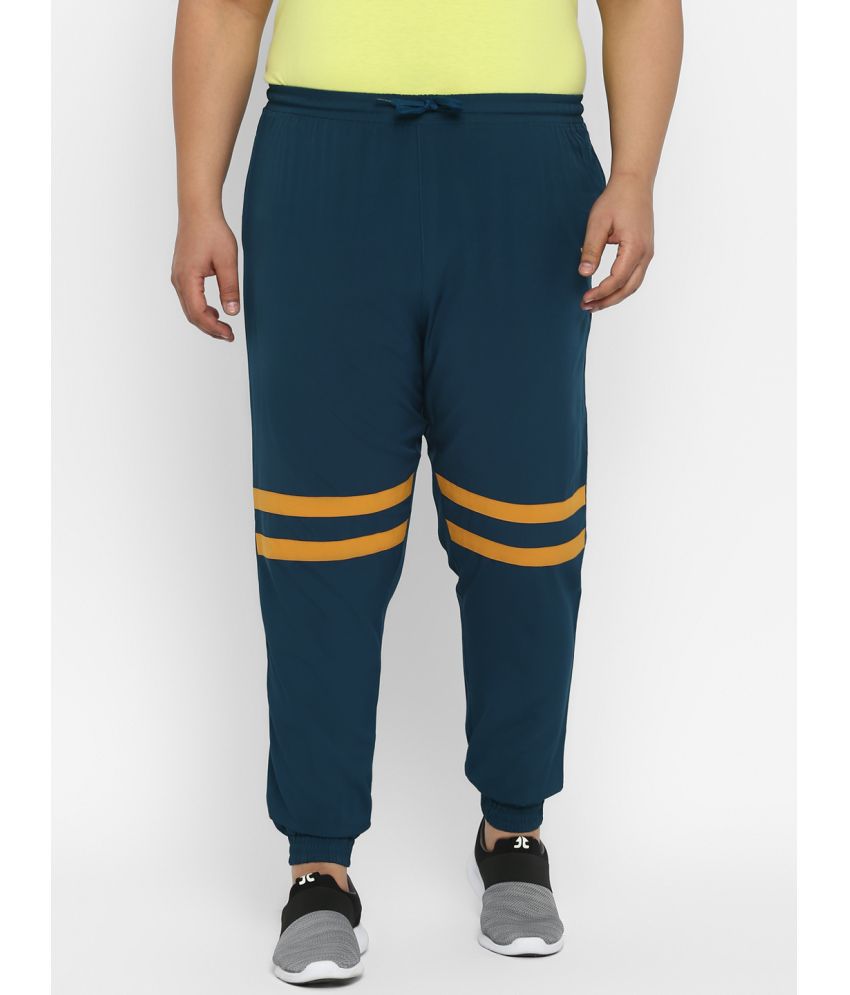     			YUUKI - Teal Polyester Men's Sports Trackpants ( Pack of 1 )