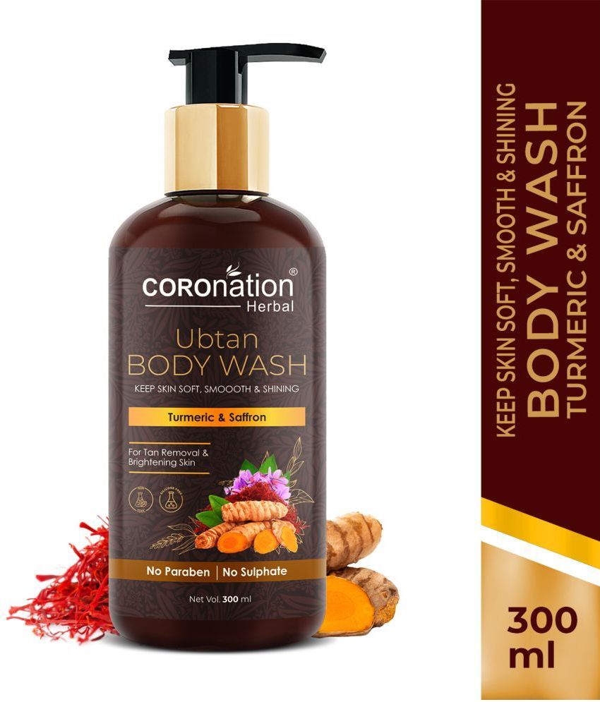     			coronation herbal Ubtan Body Wash with Turmeric & Saffron Body Wash 300 mL