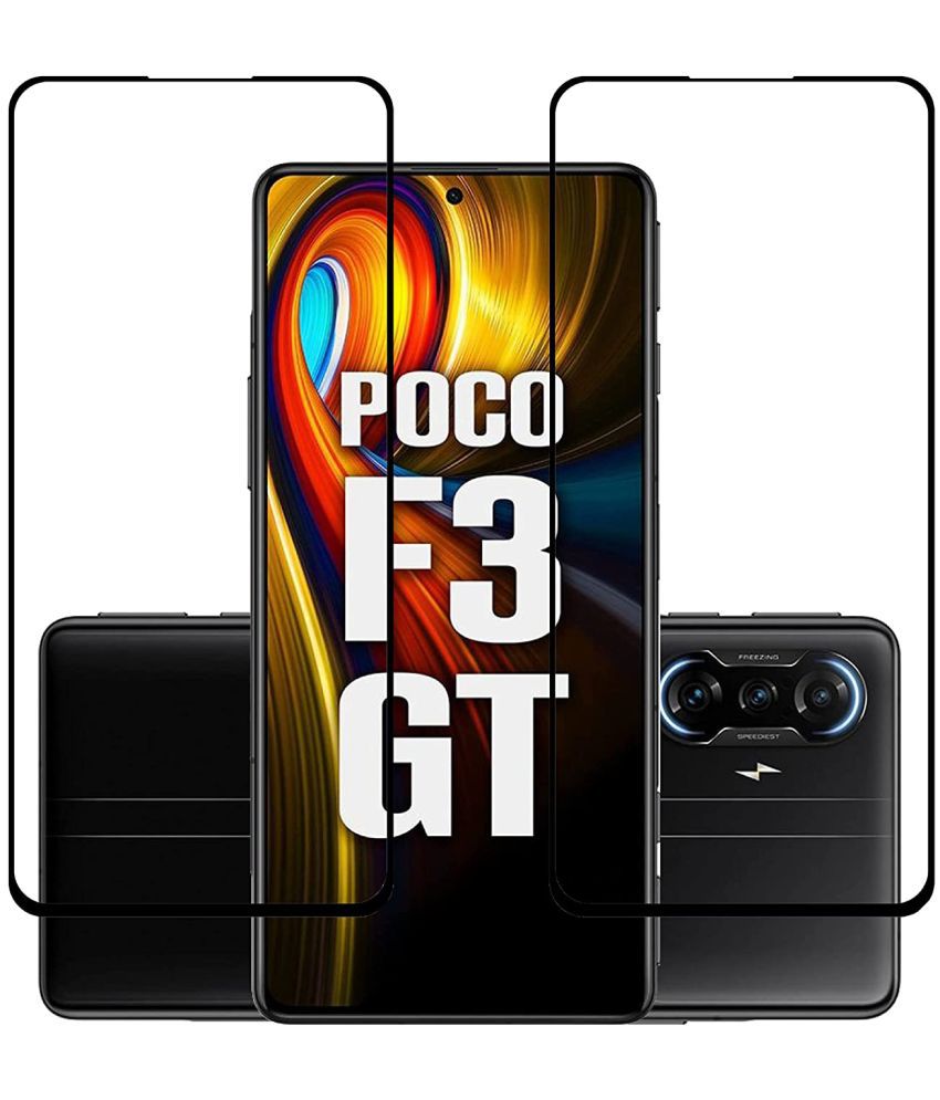 DSR Digital - Tempered Glass Compatible For Poco F3 GT ( Pack of 2 )