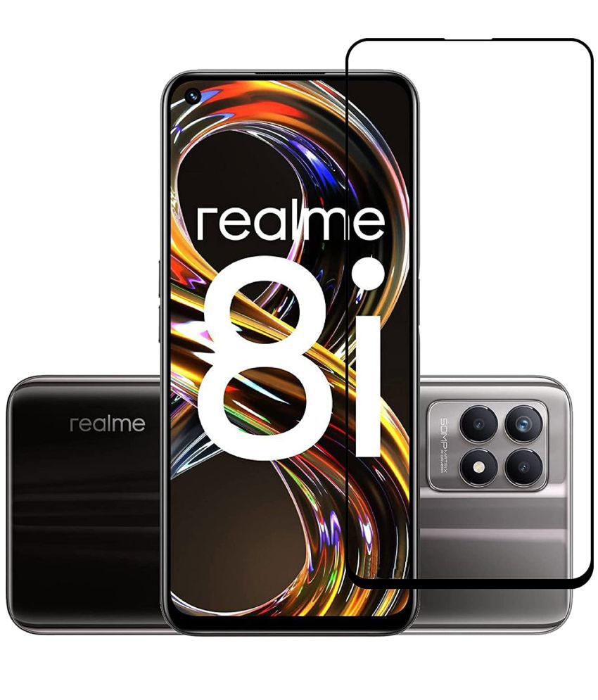DSR Digital - Tempered Glass Compatible For Realme 8i ( Pack of 1 )