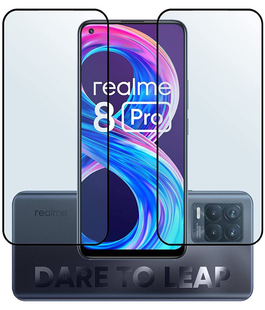 DSR Digital - Tempered Glass Compatible For Realme 8 Pro ( Pack of 2 )