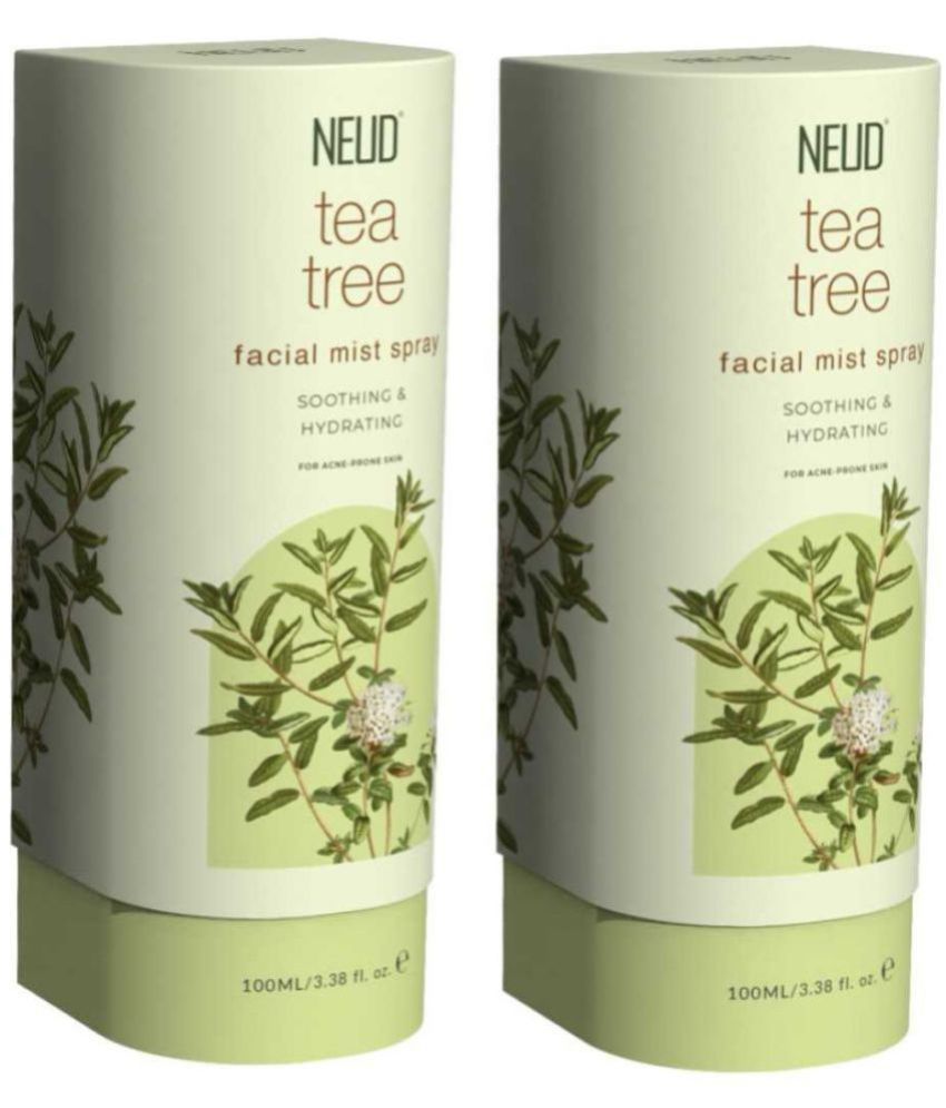     			NEUD Tea Tree Facial Mist Spray for Acne-Prone Skin - 2 Packs (100ml Each)