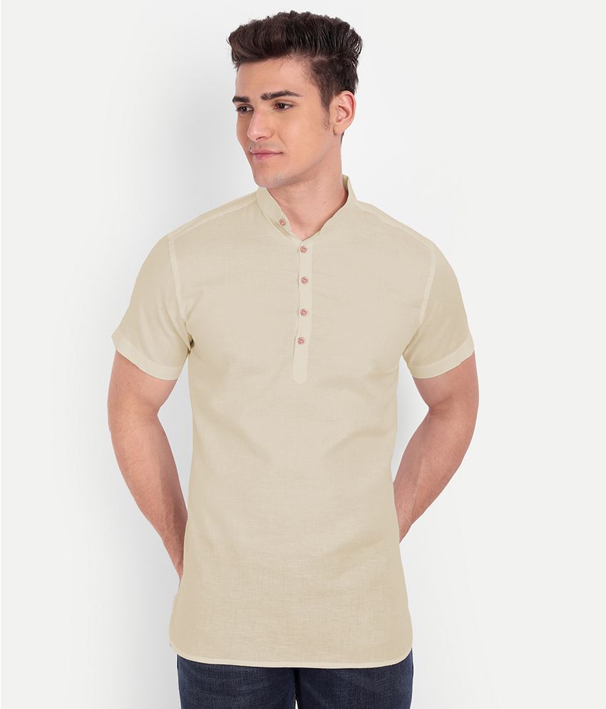     			Vida Loca - Beige Cotton Slim Fit Men's Casual Shirt ( Pack of 1 )