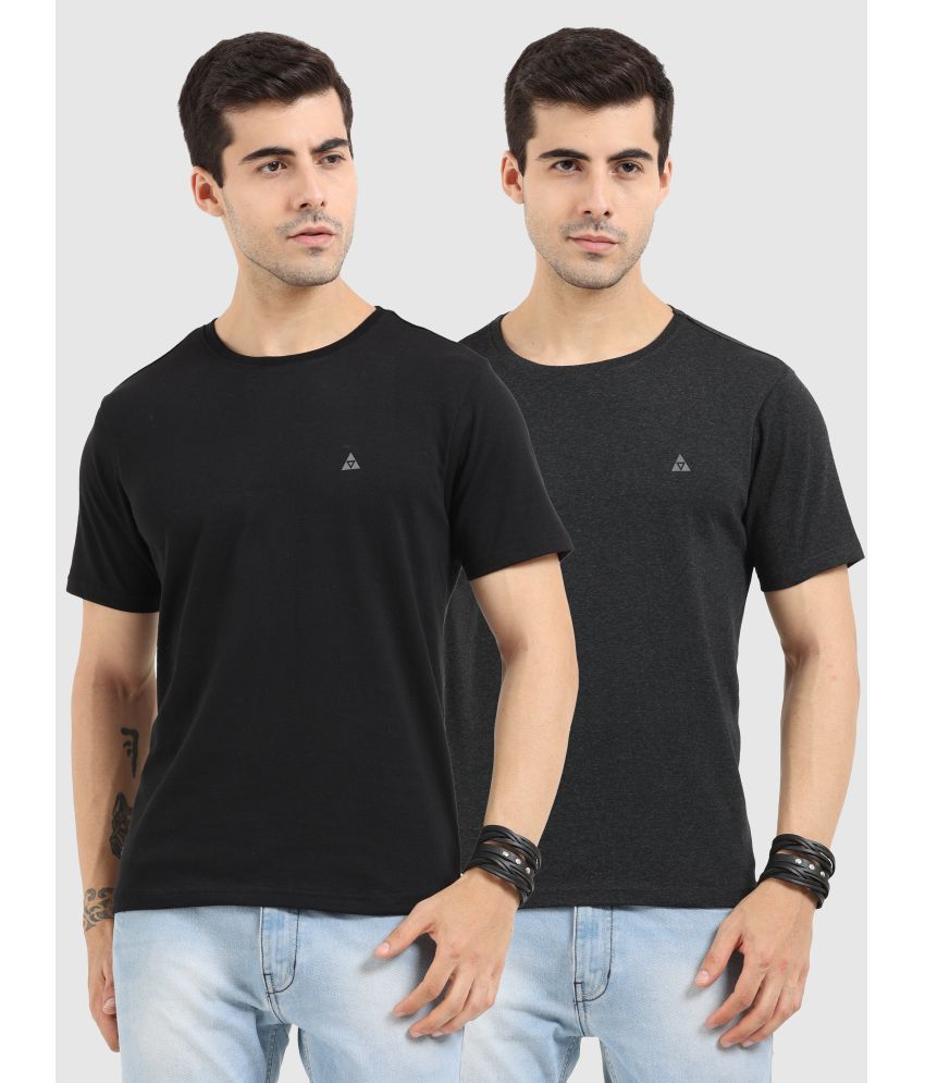     			Ardeur - Multicolor Cotton Regular Fit Men's T-Shirt ( Pack of 2 )