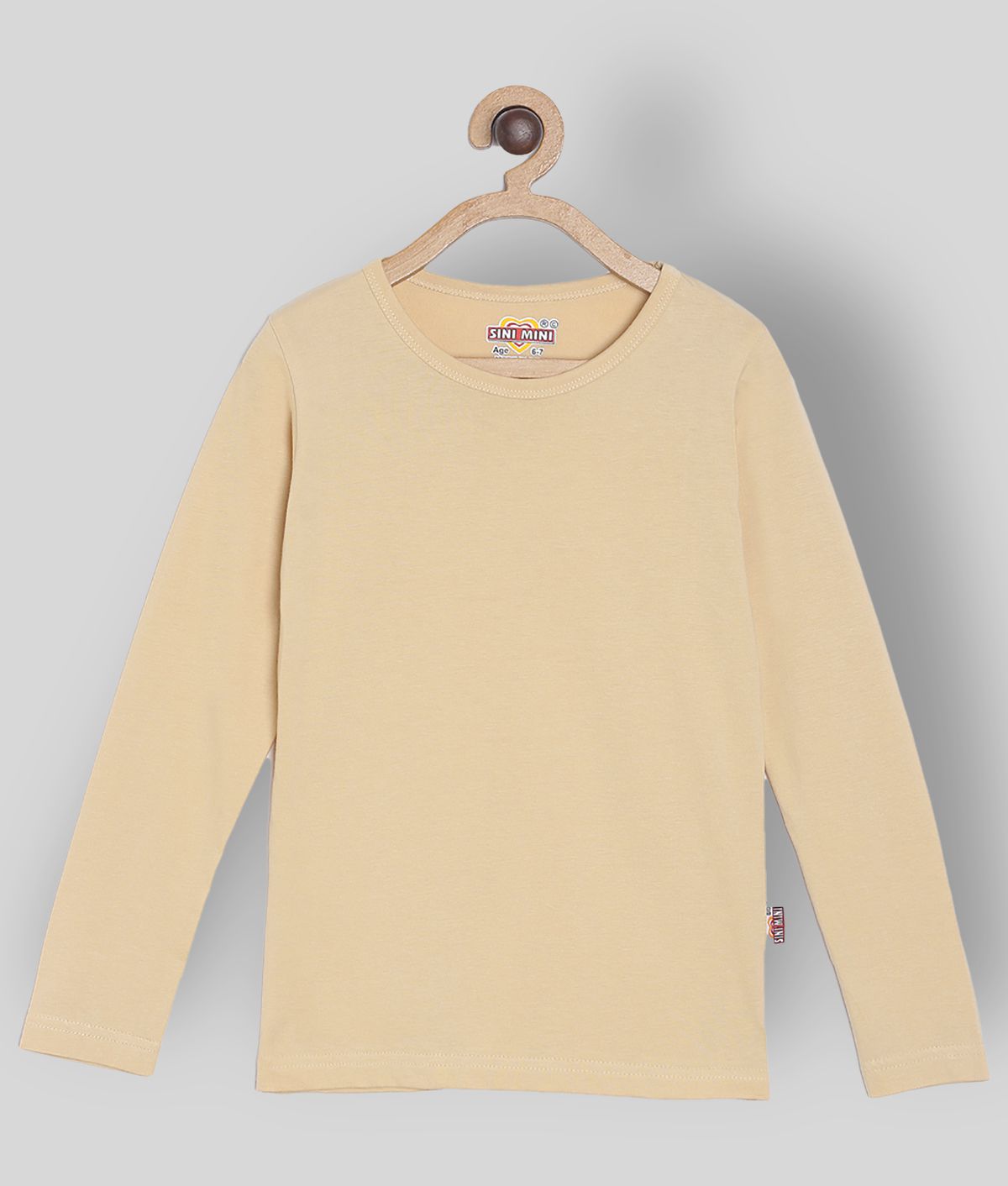     			Sinimini - Multicolor Cotton Blend Girl's T-Shirt ( Pack of 1 )