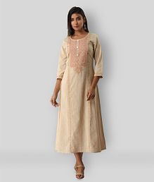 beige colour kurti online