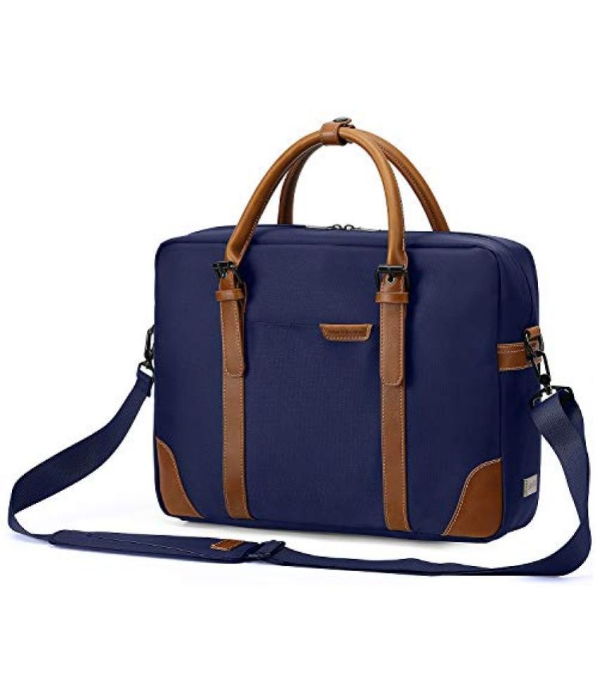     			Aircase - Blue Solid Messenger Bag