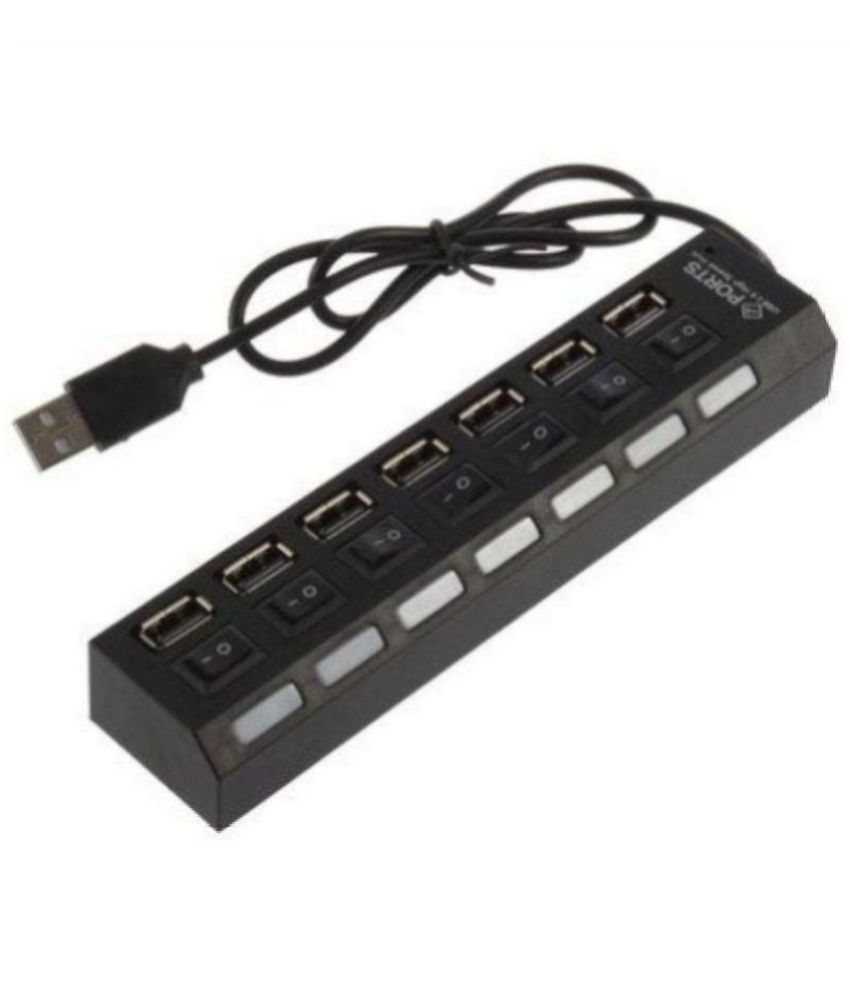 Ever Forever 7 port USB Hub 2.0 With Individual Switch & Indicator