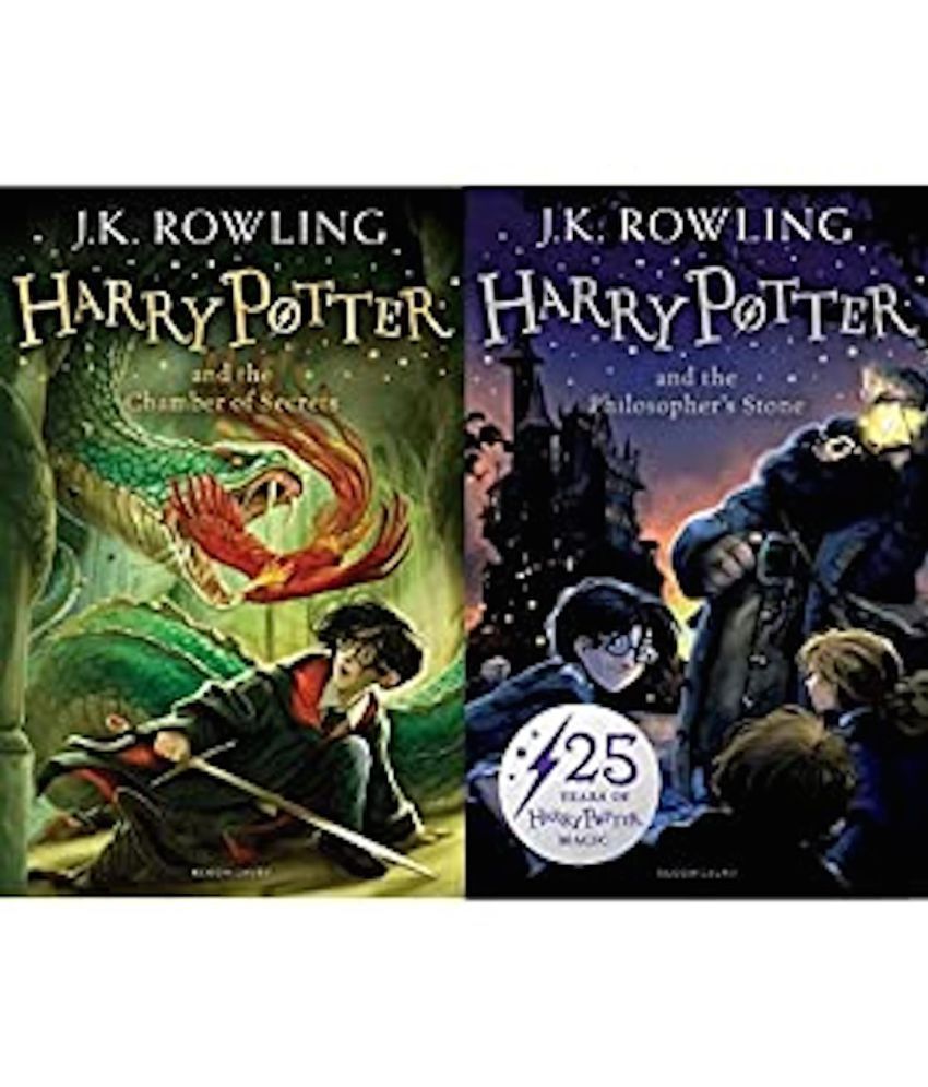     			Harry Potter and the Philosopher's Stone + Harry Potter and the Chamber of Secrets (Harry Potter 2) (Set of 2 Books)