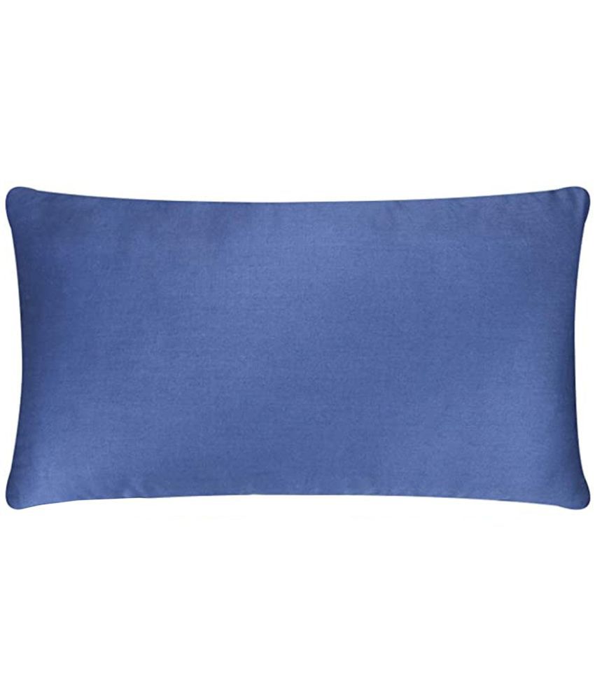     			PINDIA Single Blue Pillow Cover