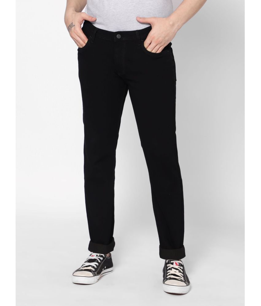     			Rea-lize - Black Cotton Blend Regular Fit Men's Jeans ( Pack of 1 )