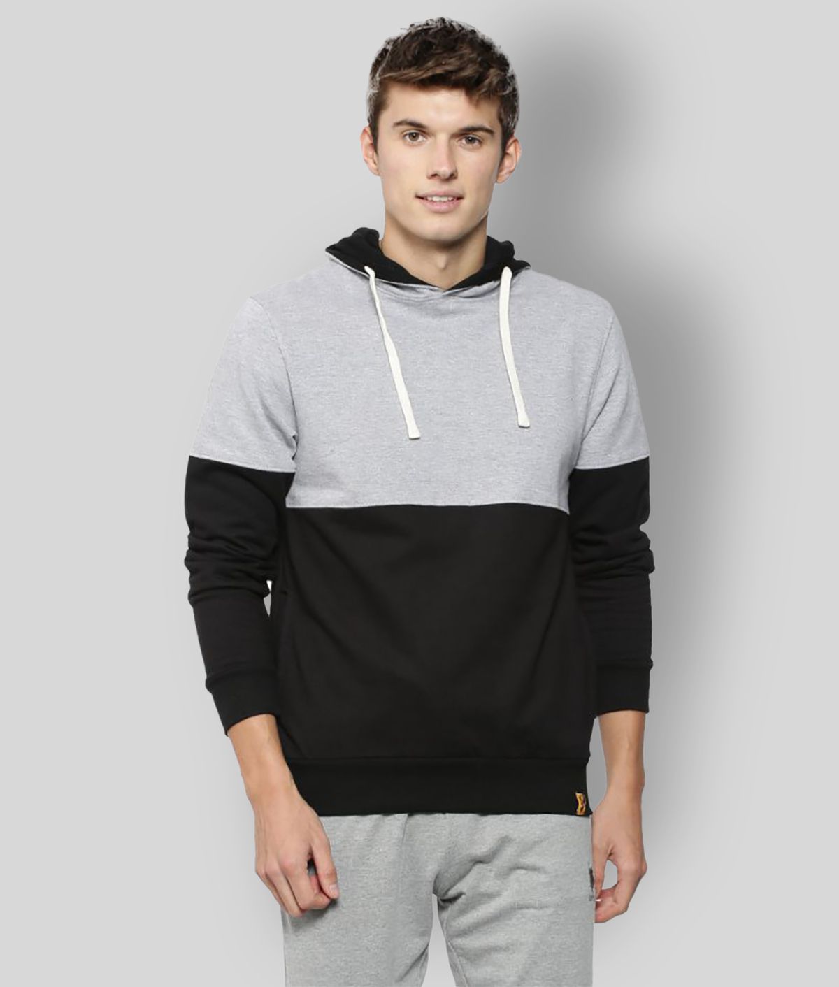     			Campus Sutra - Black Cotton Regular Fit Men's Sweatshirt ( Pack of 1 )