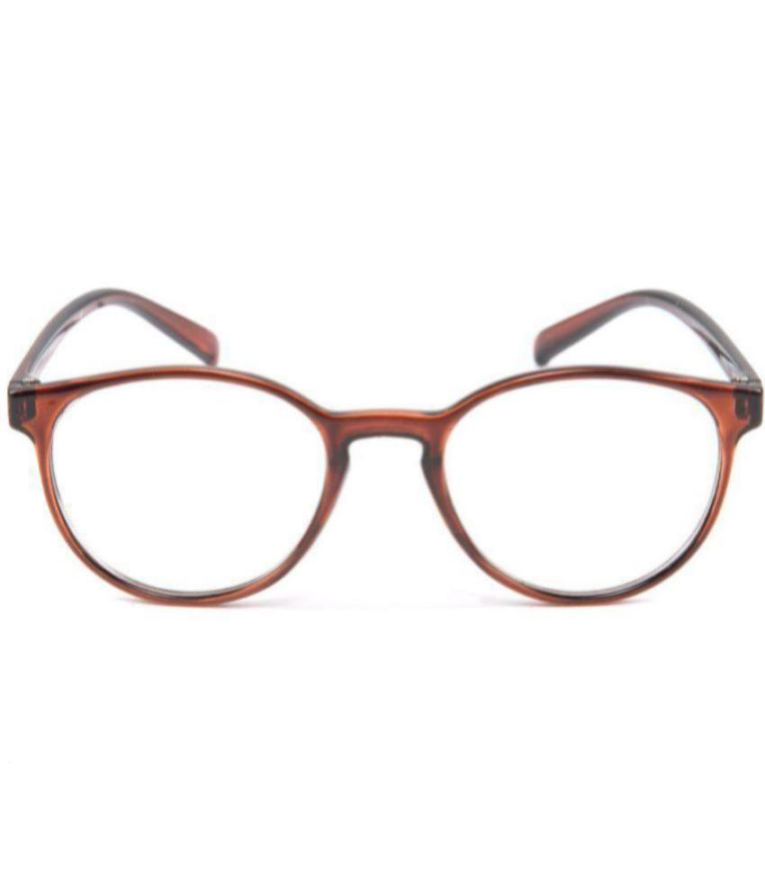 SAN EYEWEAR - Brown Cat Eye Eyeglass Frame ( Pack of 1 )