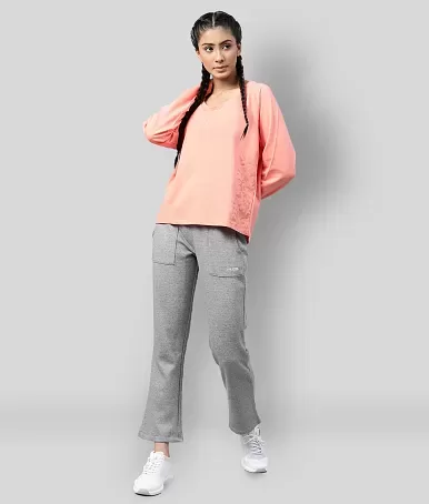Alcis - Grey Melange Cotton Women's Running Trackpants ( Pack of 1 ) - Buy  Alcis - Grey Melange Cotton Women's Running Trackpants ( Pack of 1 ) Online  at Best Prices in India on Snapdeal