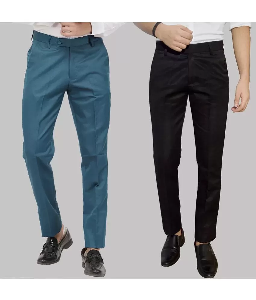 Buy D novoMen's Regular Formal Trouser | Stylish Fit Men Wear Pants for  Office or Party | Men's Fashion Dress Trousers Pant Online at  desertcartINDIA