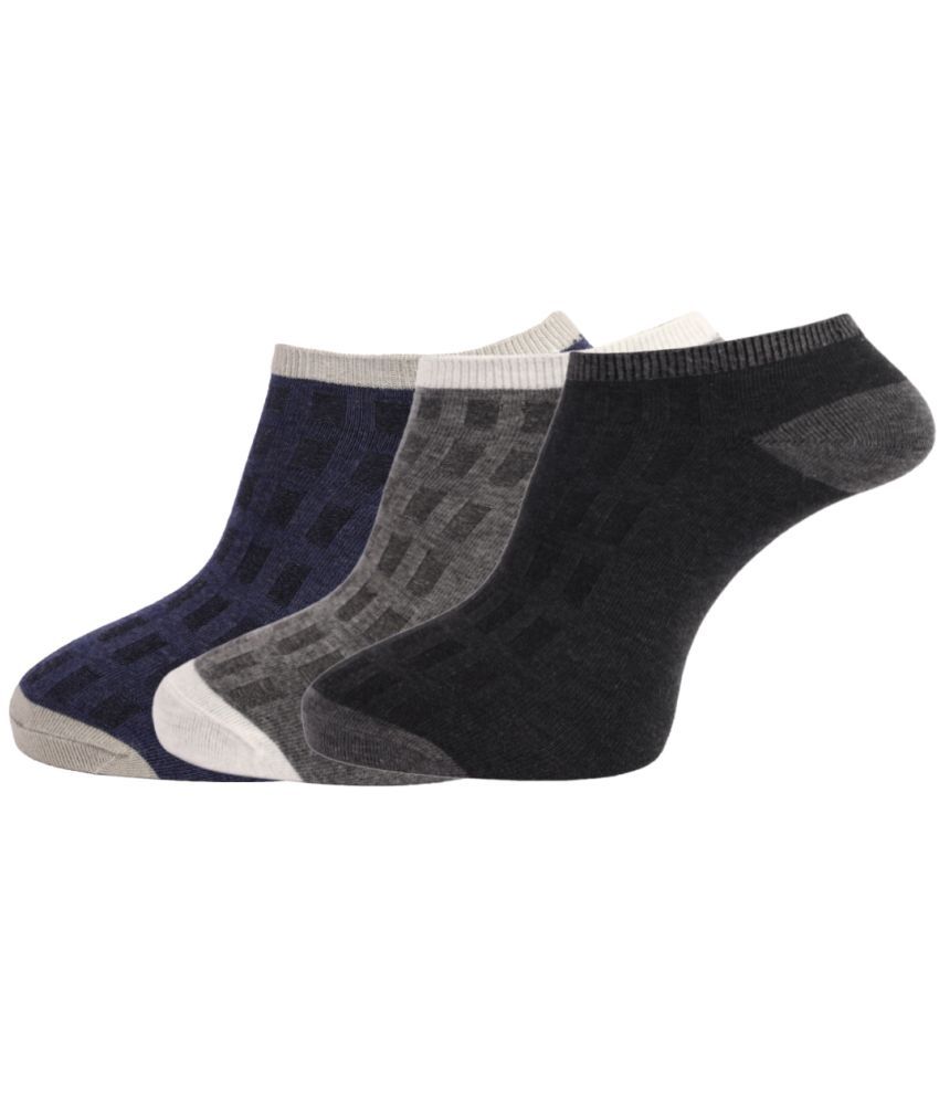     			Dollar Socks - Multicolor Cotton Men's Ankle Length Socks ( Pack of 3 )