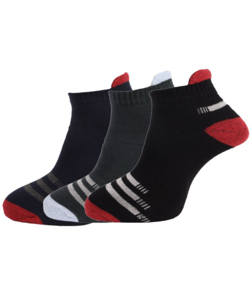     			Dollar Socks - Multicolor Cotton Men's Ankle Length Socks ( Pack of 3 )